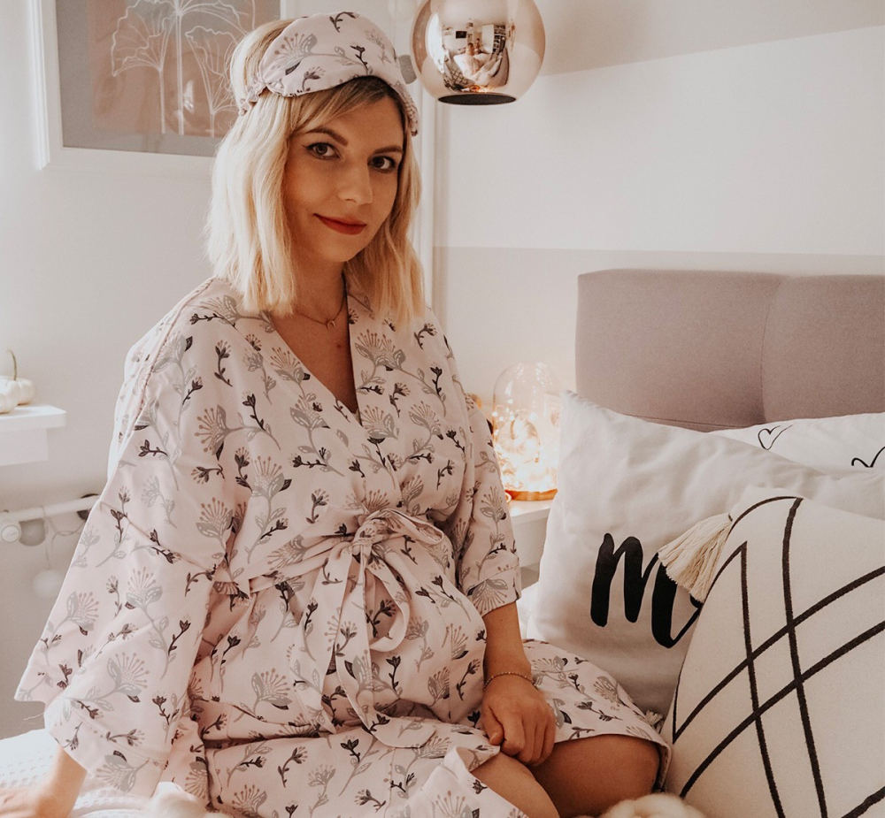 Halat Kimono Gravide Bumbac Boho | Babysteps - imagine 3