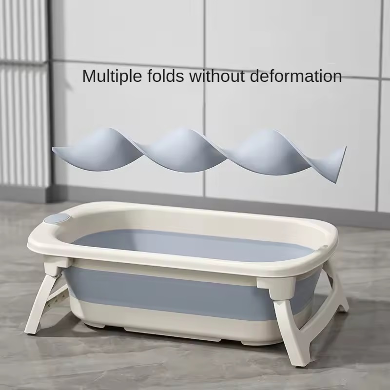 Cădiță Pliabilă Little Mom Green cu Senzor Temperatură