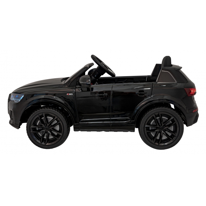 Masinuta Electrica Audi Q7 70W | Negru, Telecomanda - imagine 7