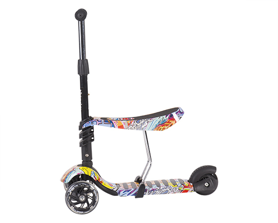 Trotineta Kikkaboo 3 in 1 Evolutiva Ride and Skate