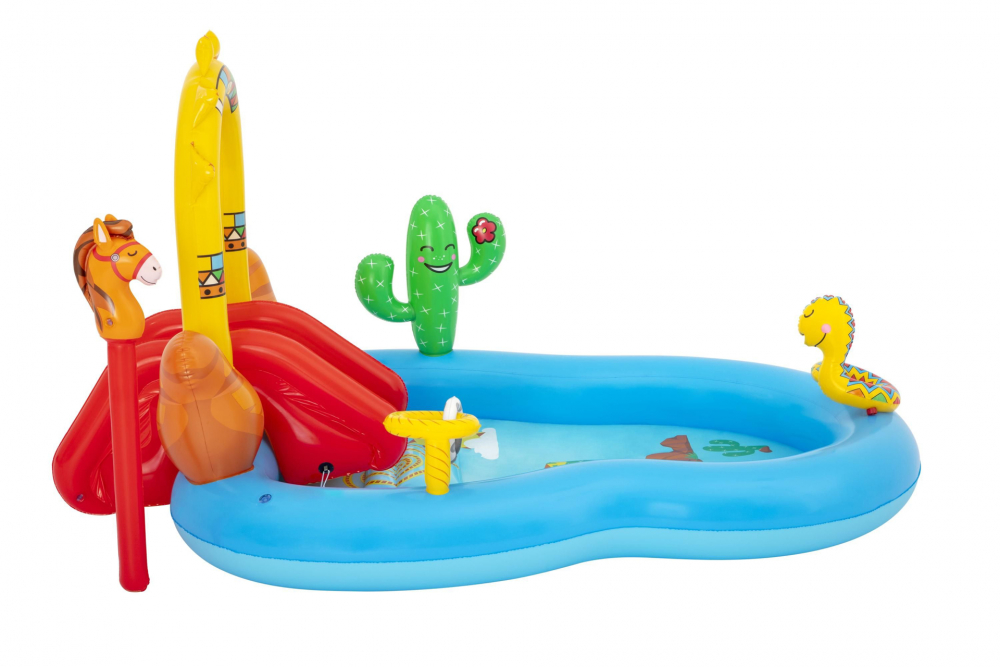 Centru de Joaca Bestway cu Tobogan si Piscina - imagine 6