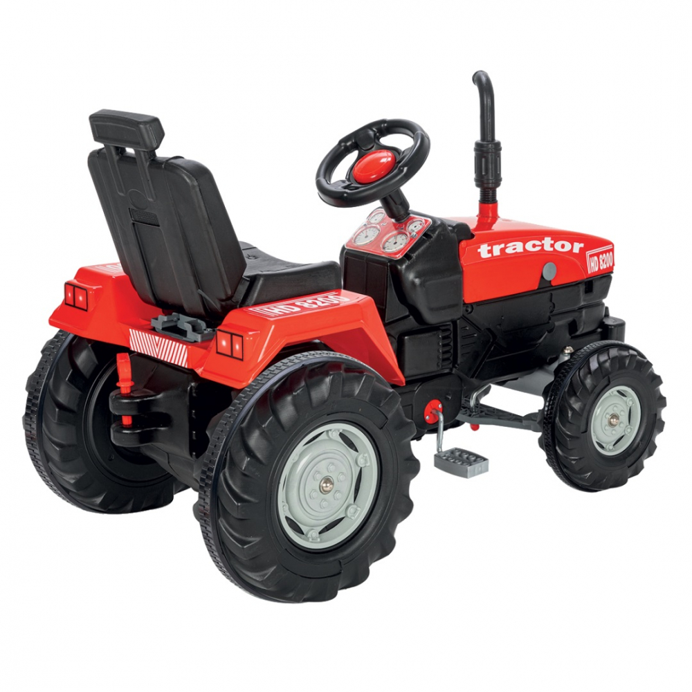 Tractor Pilsan Operated Red cu pedale și scaun reglabil - imagine 2