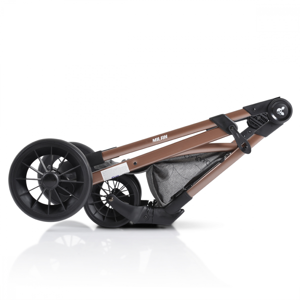Cangaroo Milan Grey - Carucior 3in1 Premium - imagine 5