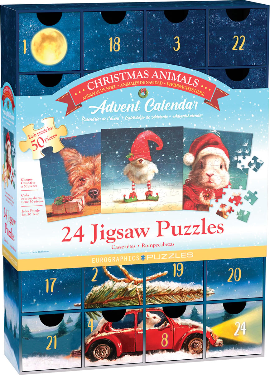 Calendar Advent Eurographics 24 Puzzle-uri Crăciun