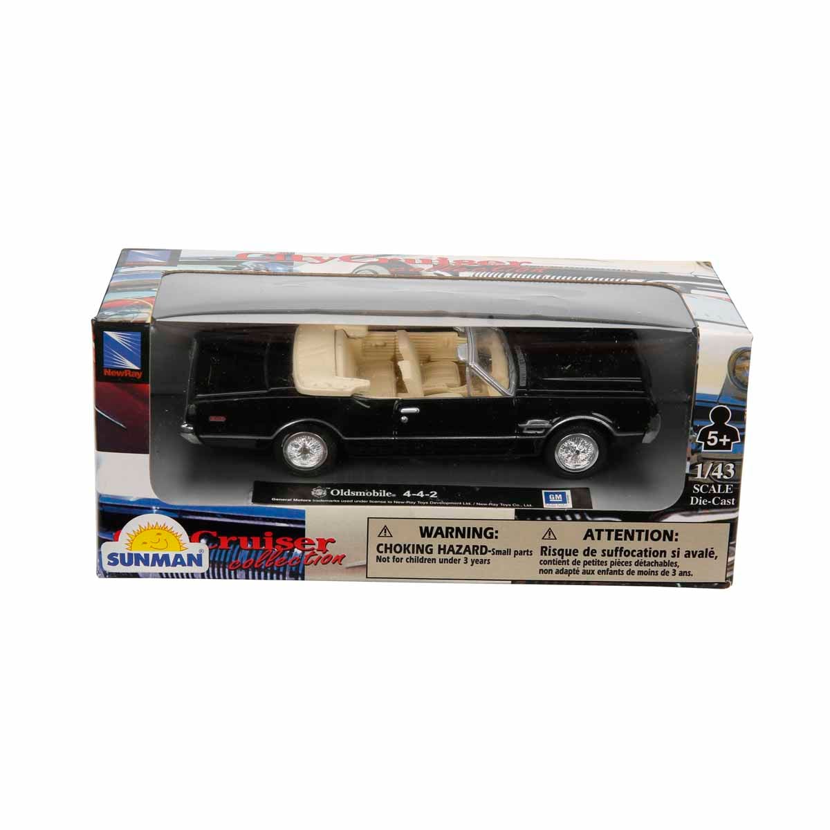 Oldsmobile 4-4-2 New Ray 1:43 Model Metalic
