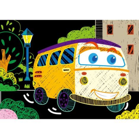 Set Scratch Art Masini Avenir | Jucarie Creativa - imagine 3