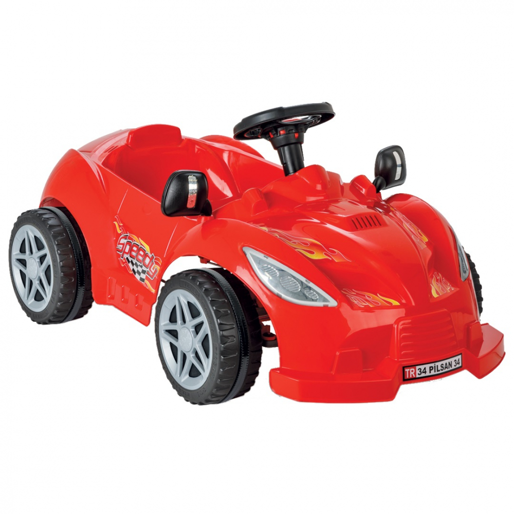 Masinuta cu pedale Pilsan Speedy Car Red - imagine 3