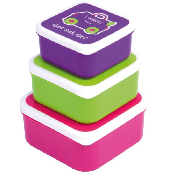 Trunki Snack Pots Pink - 3 Cutiute Gustări - imagine 6