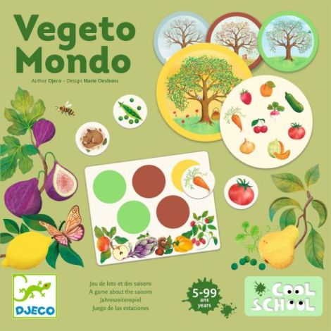 Joc Vegeto Mondo Djeco | Joc Educativ Anotimpuri - imagine 3