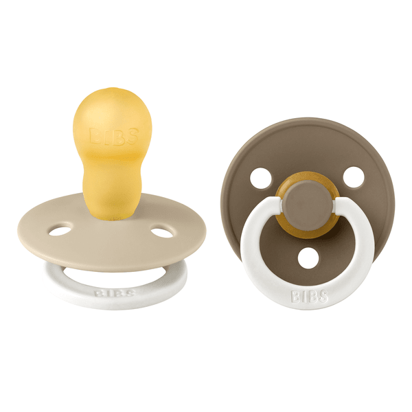 Set 2 Suzete Bibs fosforescente Latex 18m+ - imagine 3