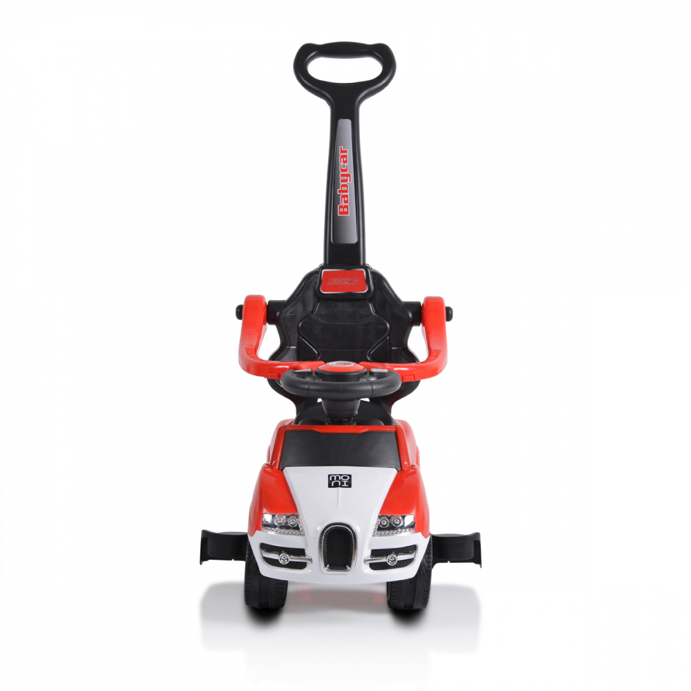 Moni Rider 2in1 Red - Masinuta de impins cu maner - imagine 6
