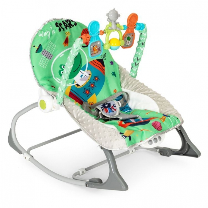 Balansoar 2 in 1 Ecotoys cu vibrații și sunete - imagine 9