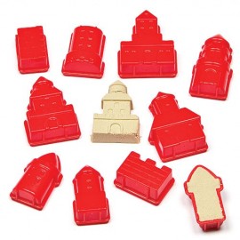 Forme Nisip Castel Baker Ross, 10 Bucăți
