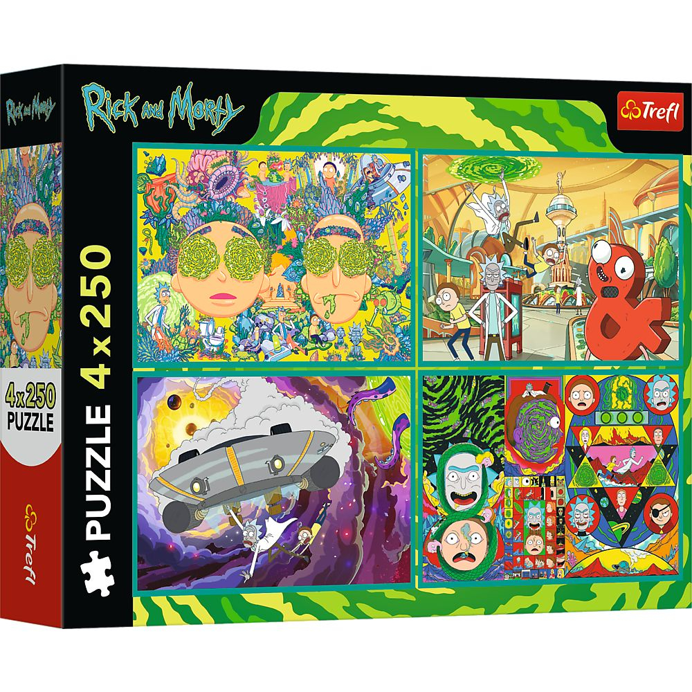 Puzzle Trefl Rick si Morty - Distractie Intergalactica