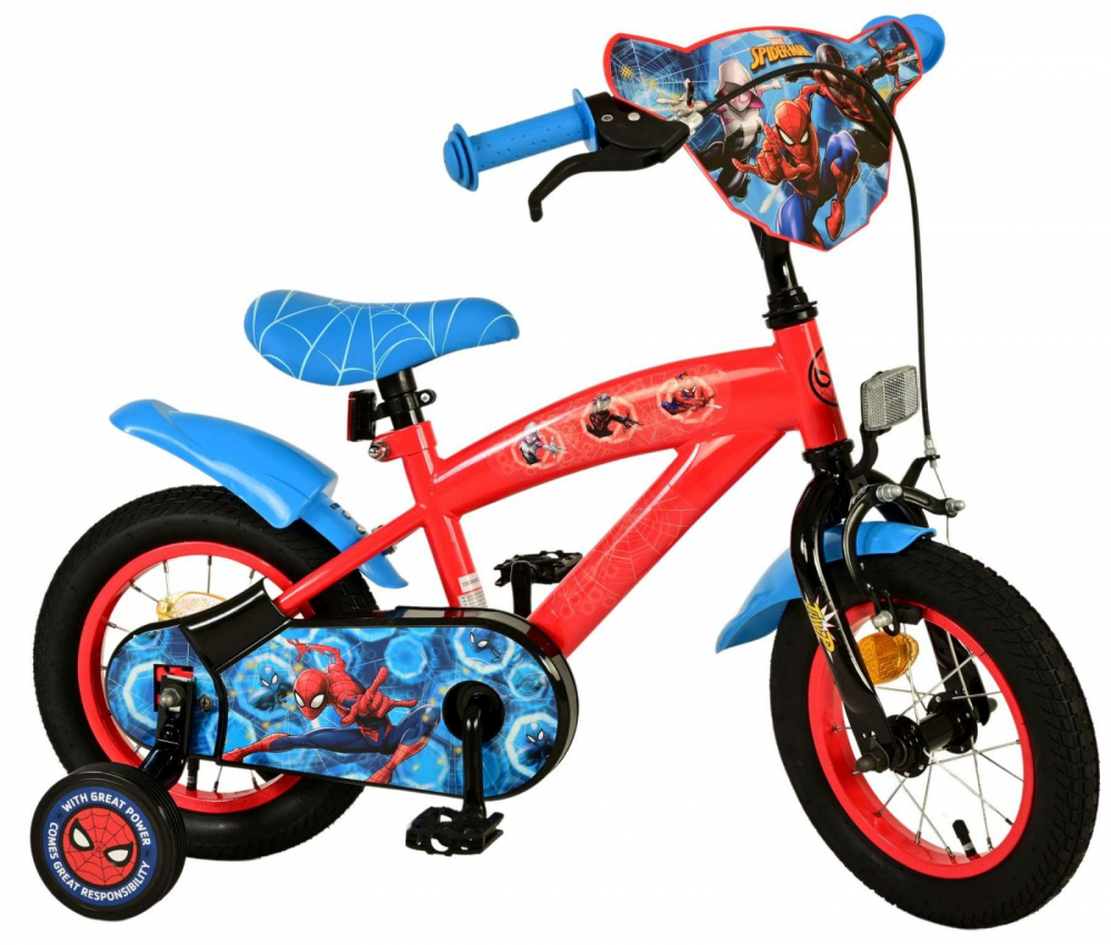 Bicicleta EL Spiderman 12 inch Eandl Cycles - imagine 10