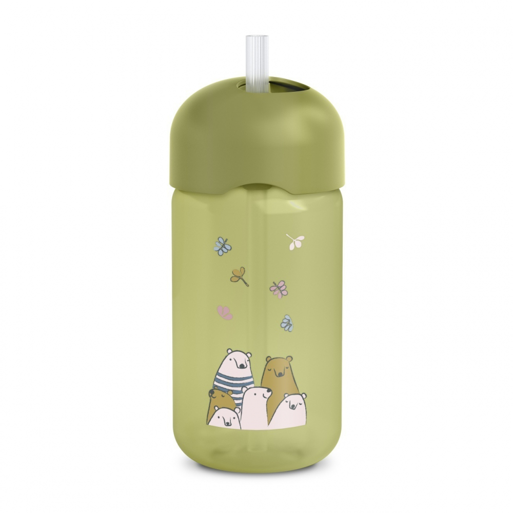 Suavinex Bears Sticlă Apă Anti-Picurare 340ml - imagine 3