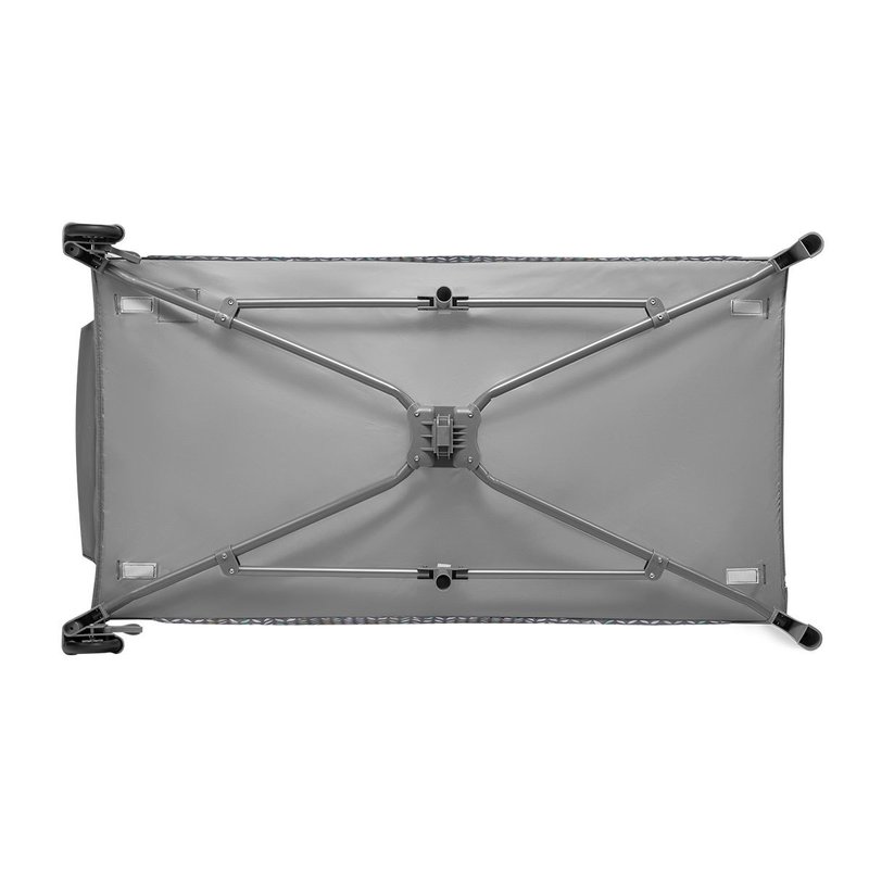 Pătuț pliant Lionelo Sven Plus, 120x60 cm, Grey Scandi