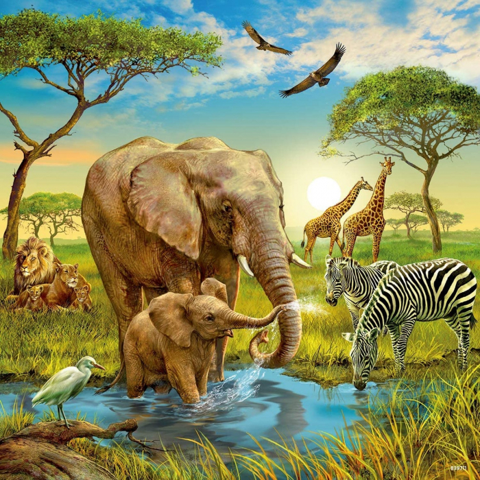 Puzzle Animalele Pamantului Ravensburger - Educativ