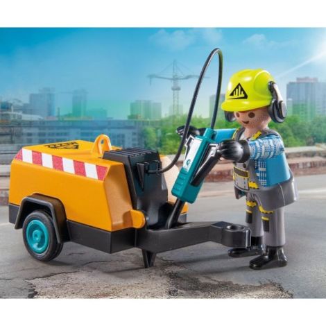 Playmobil Muncitor la Demolii | Jucărie Acțiune - imagine 4