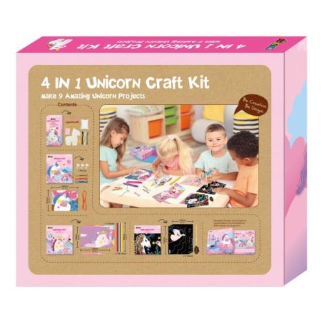 Set creativ 4 în 1 Unicorni Avenir | Arta & Joc - imagine 5