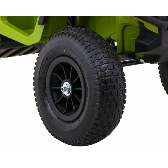 ATV Electric Copii Ramiz 90W Verde cu Suspensii și Sunete - imagine 4