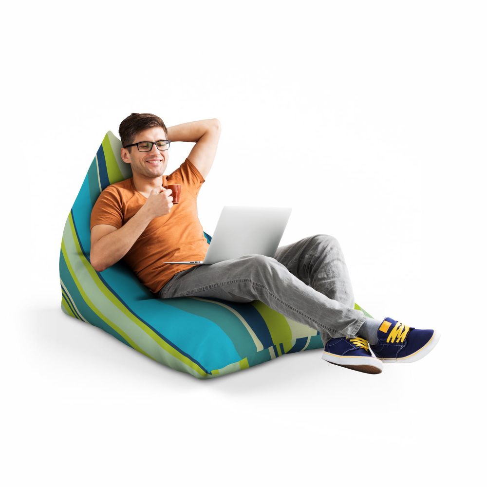 Fotoliu Puf Updeco Lounge Marinha Mint Relaxare - imagine 4