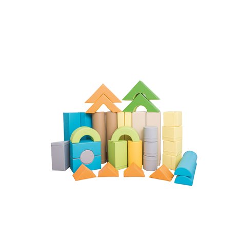 Set 33 blocuri spumă Moje bambino Oeko-Tex