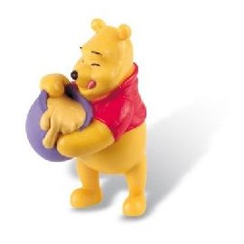 Figurină Bullyland Pooh cu vasul de miere