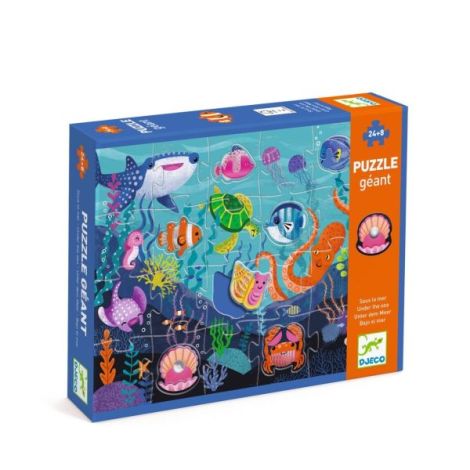 Puzzle Djeco Aventuri în Mare 32 piese