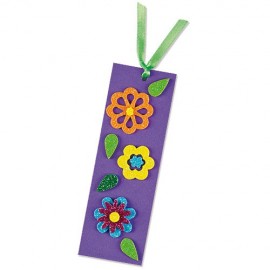 Autocolante Neopren Flori Gliter - Baker Ross - imagine 2