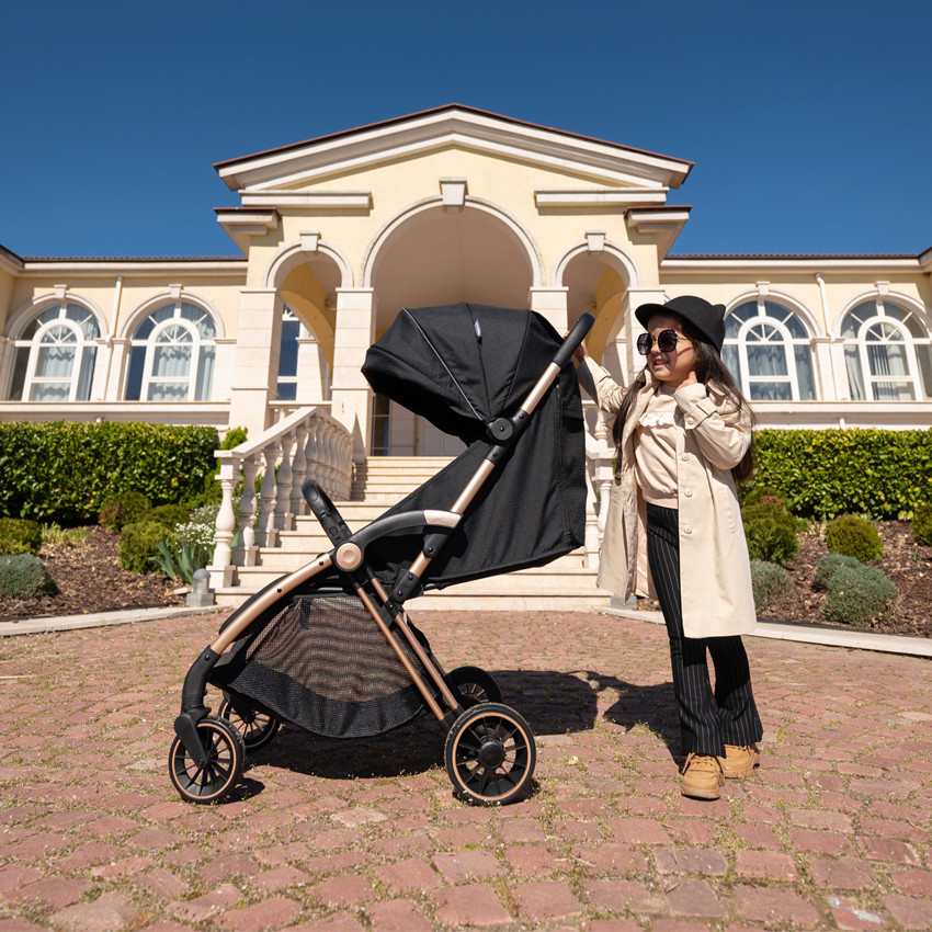 Carucior Lorelli Quick Autofold, Negru, pana la 22 kg - imagine 3