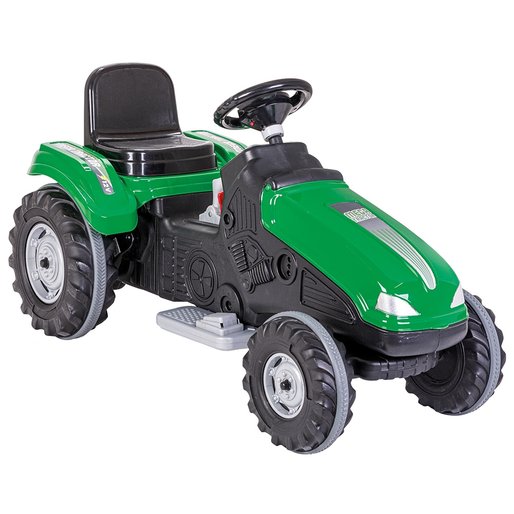 Tractor Electric Pilsan Mega Green 12V Copii - imagine 3