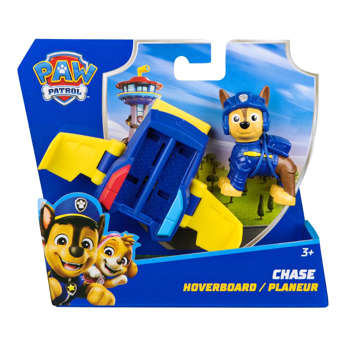 Vehicul Hoverboard Paw Patrol Chase - Jucărie Transformabilă