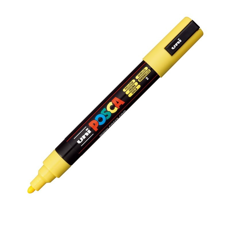Marker Posca PC-5M, 1.8-2.5 mm, Galben