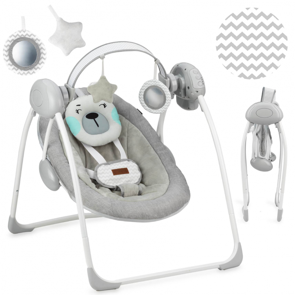 Leagan MoMi Liss Bear | 5 Viteze de Balansare - imagine 6