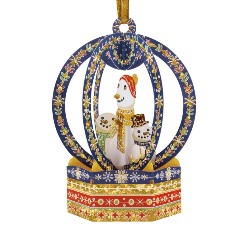 Ornament Santoro Om de Zăpadă - Felicitare Crăciun