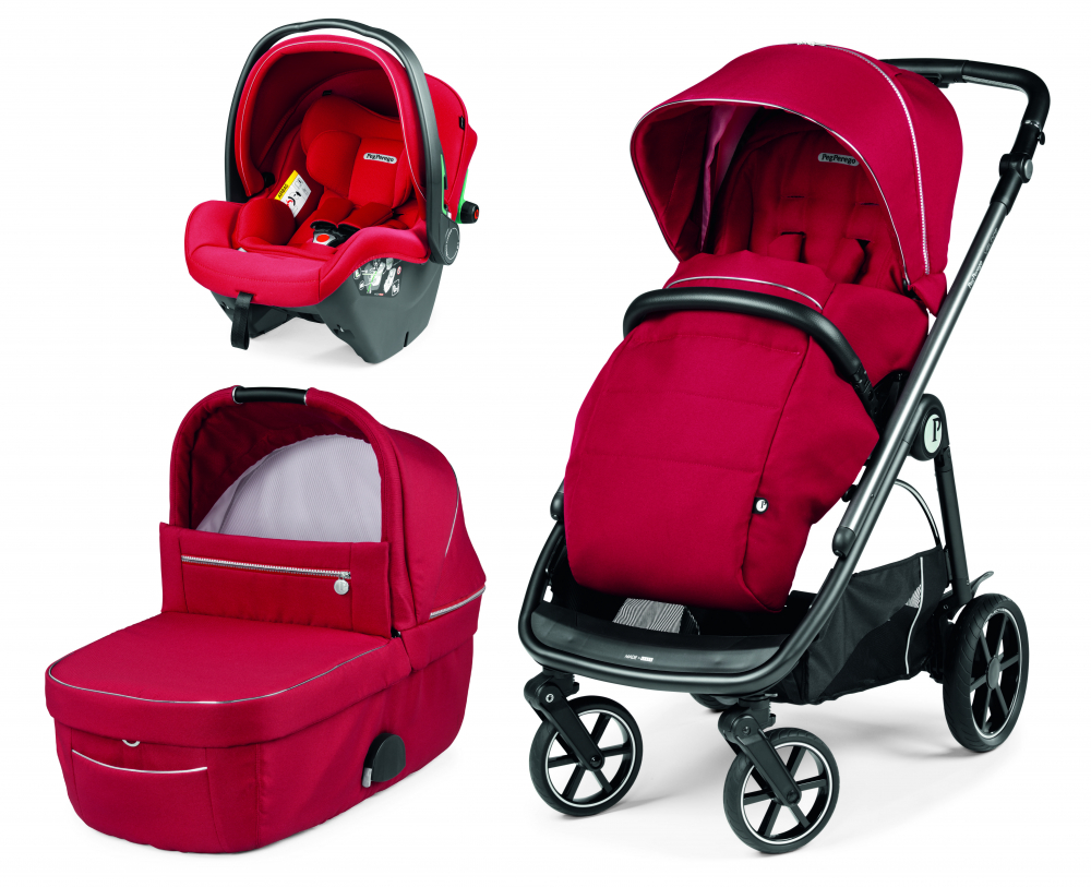 Carucior 3 in 1 Peg Perego Veloce SLK, Rosu - imagine 7