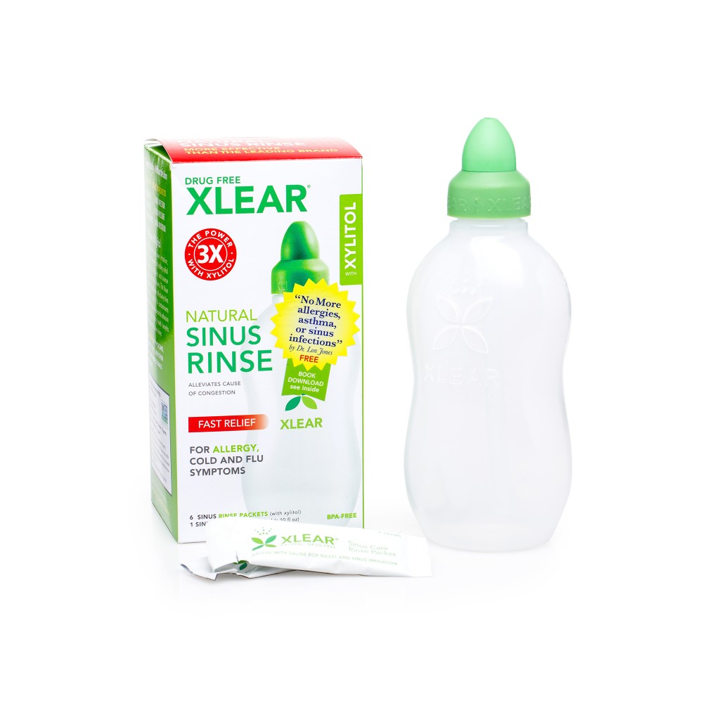 Kit Neti Rinse Xlear - Igienă Nazală Naturală - imagine 7