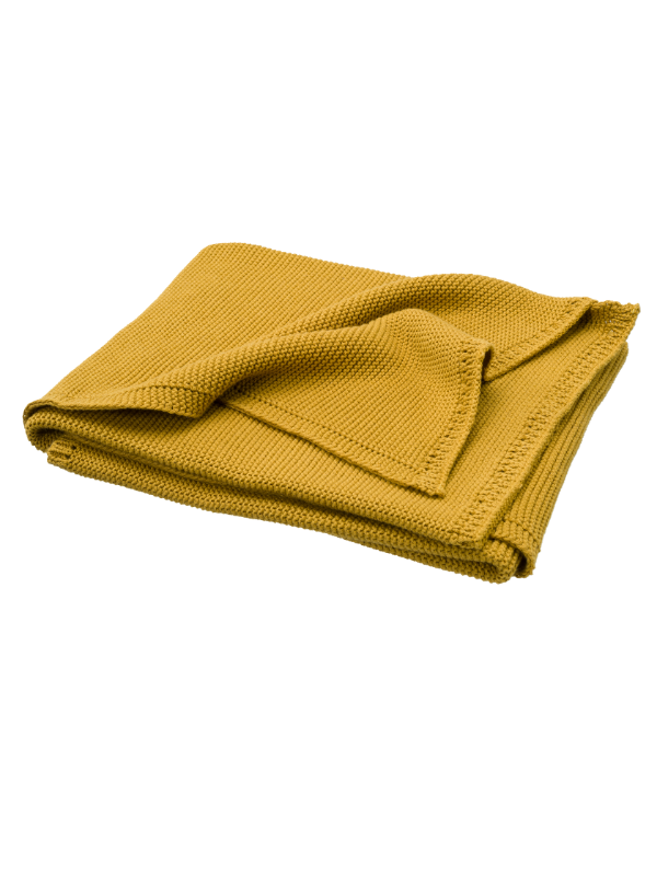 Patura Fresk Bumbac Organic Mustar 80x100 cm - imagine 4