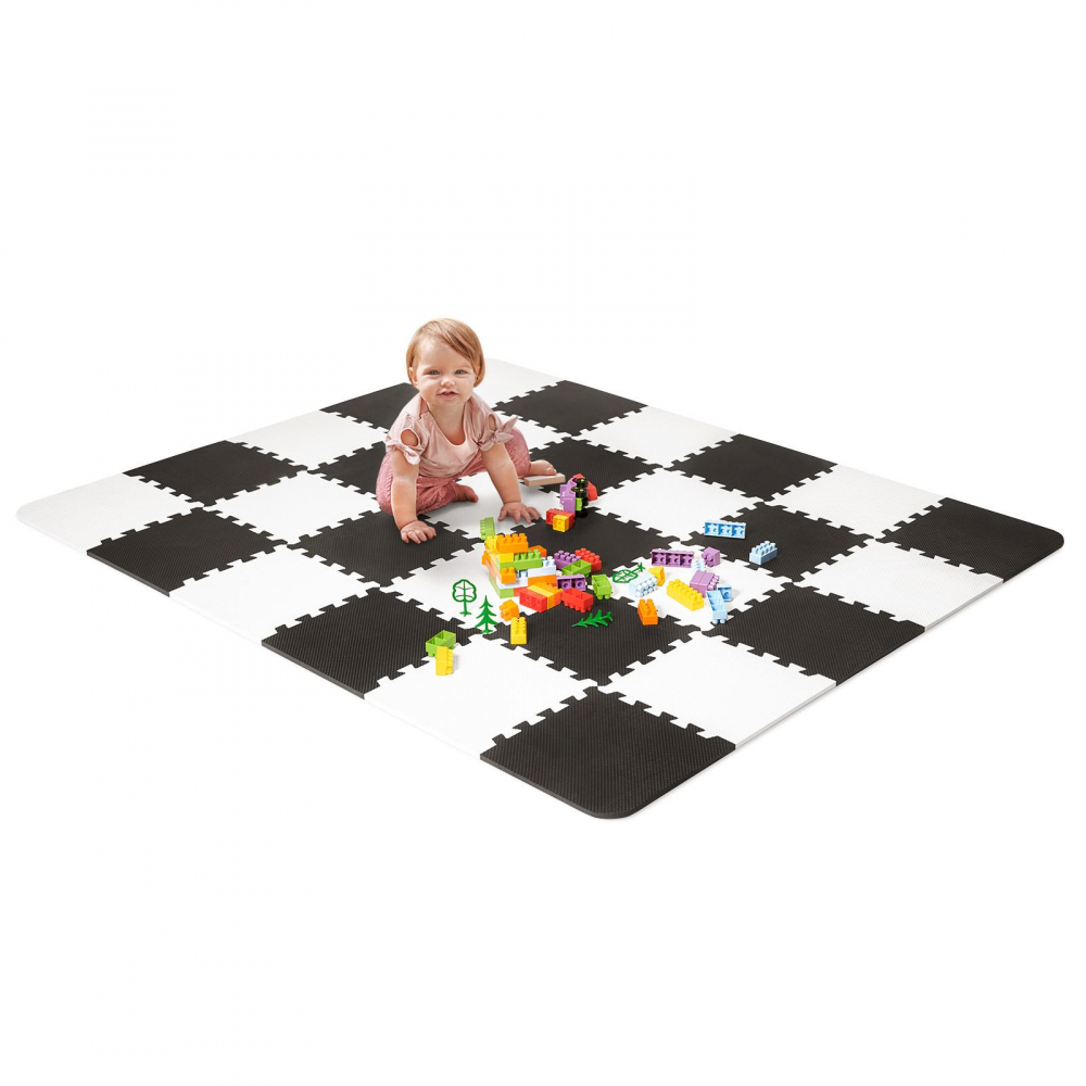 Saltea joaca Kinderkraft Luno | 30 piese puzzle - imagine 6