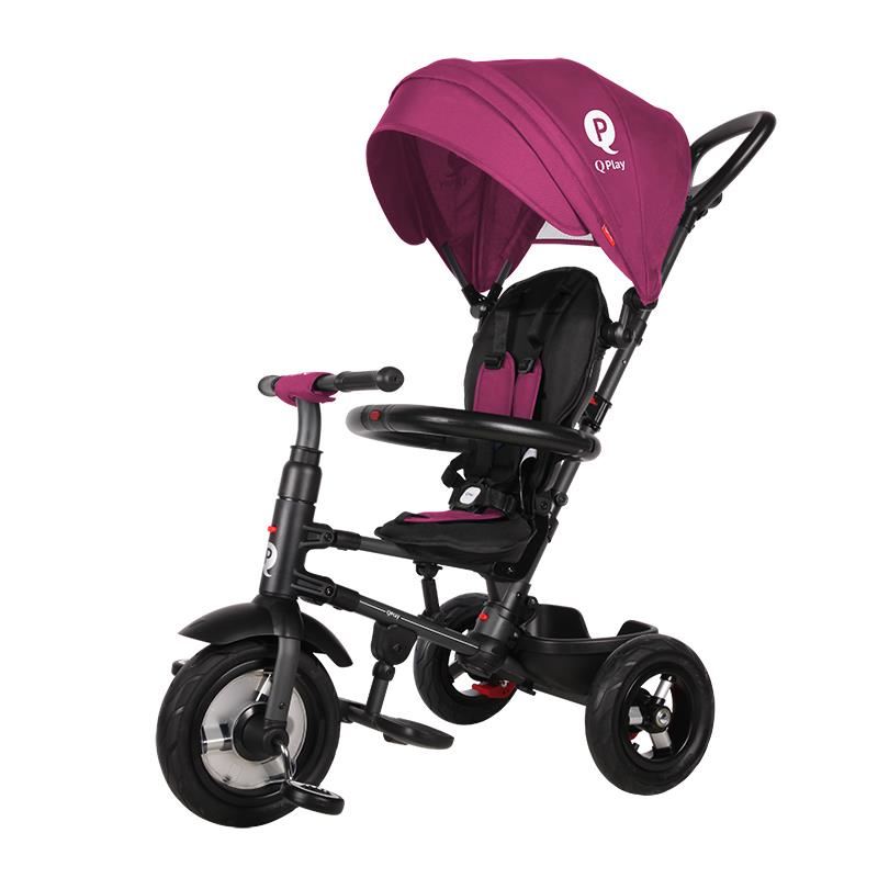 Qplay Rito Rubber - Tricicleta Violet Pliabilă - imagine 7