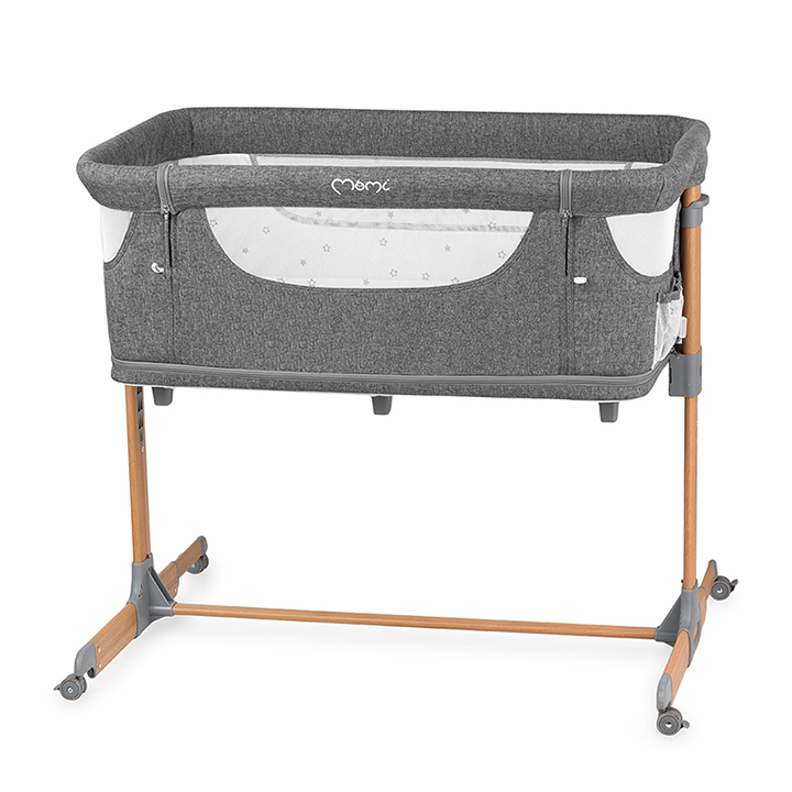 Co-sleeper Momi Smart Bed 4 în 1, Gri - imagine 2