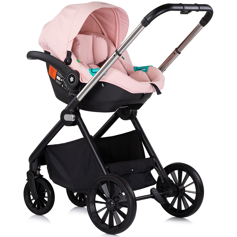 Chipolino Encanto 3in1 Pink - Carucior Premium - imagine 6
