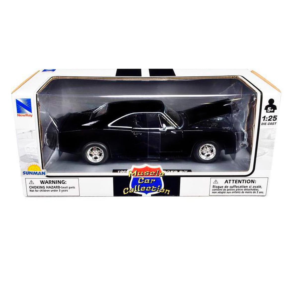 New Ray 1969 Dodge Charger 1:25 Negru