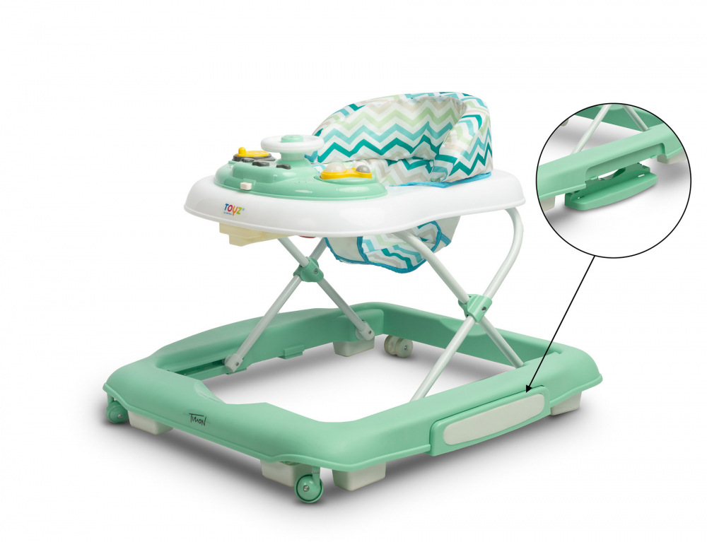 Premergator 2in1 Toyz Pliabil cu Balansoar Timon Mint - imagine 6
