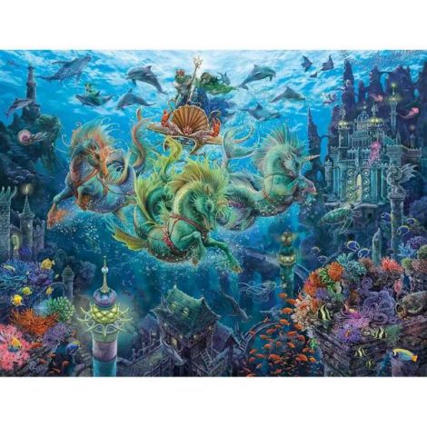 Puzzle Lumea De Sub Ape Ravensburger 2000 piese