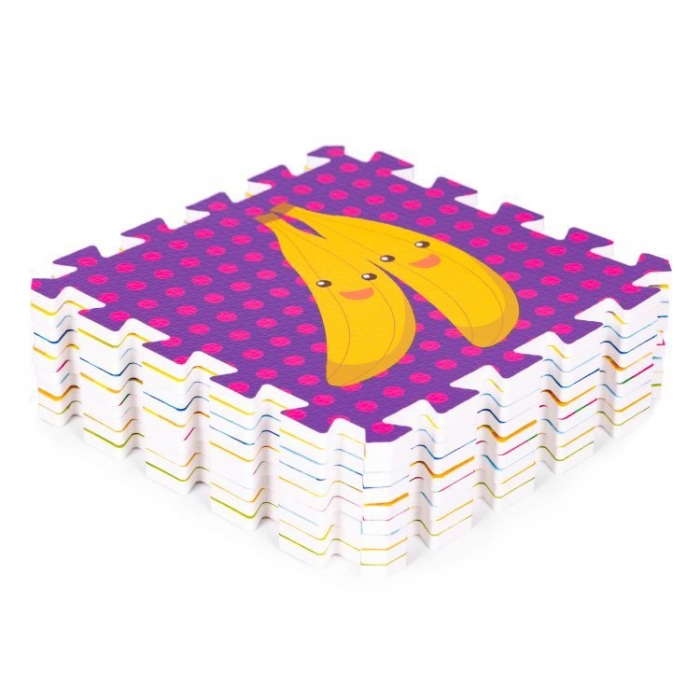 Salteluta joaca IPlay 86x86cm Fructe si legume educativa - imagine 4