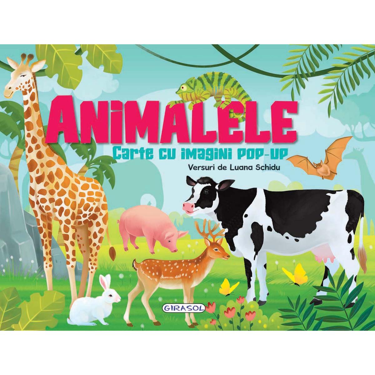 Carte Pop-up Animalele Girasol | Interactivă și Educativă