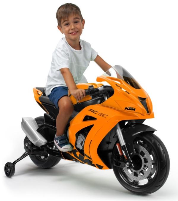 Motocicleta KTM Electrica 12V Injusa (3-6 ani) - imagine 5