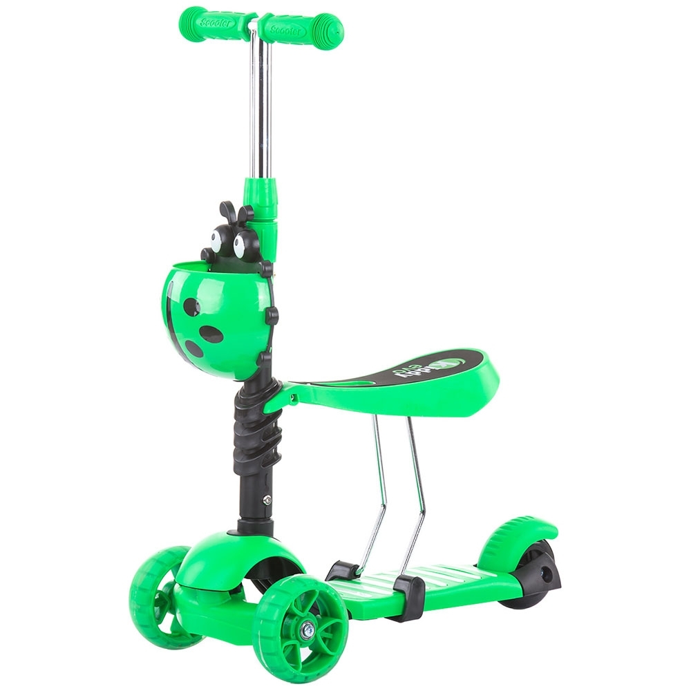 Trotineta 3 in 1 Chipolino Kiddy Evo Lime, 20 kg - imagine 3